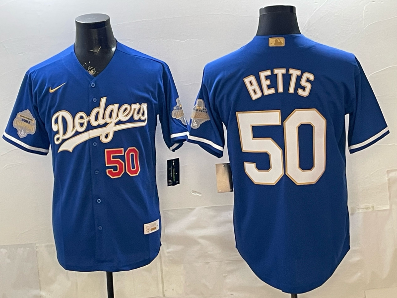 Men Los Angeles Dodgers #50 Betts blue Game 2026 Nike MLB Jersey 4014002